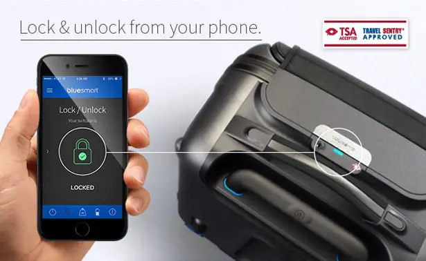 Bluesmart : Wold's Smart Carry-On Suitcase