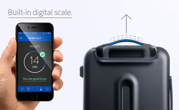 Bluesmart : Wold's Smart Carry-On Suitcase
