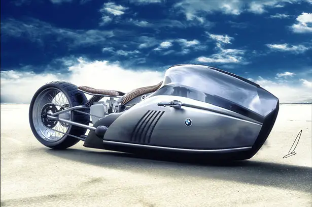 Alpha Motorcycle Concept Design Study for BMW by Mehmet Doruk Erdem