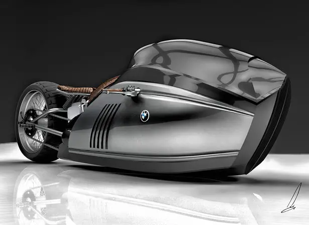 Alpha Motorcycle Concept Design Study for BMW by Mehmet Doruk Erdem