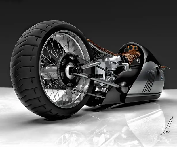 Alpha Motorcycle Concept Design Study for BMW