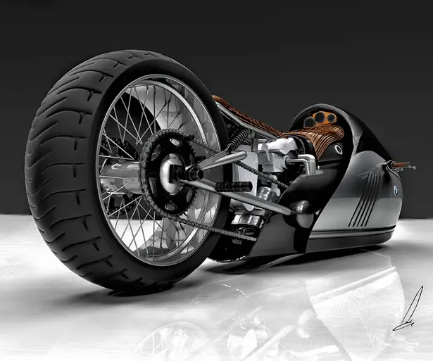 Alpha Motorcycle Concept Design Study for BMW by Mehmet Doruk Erdem