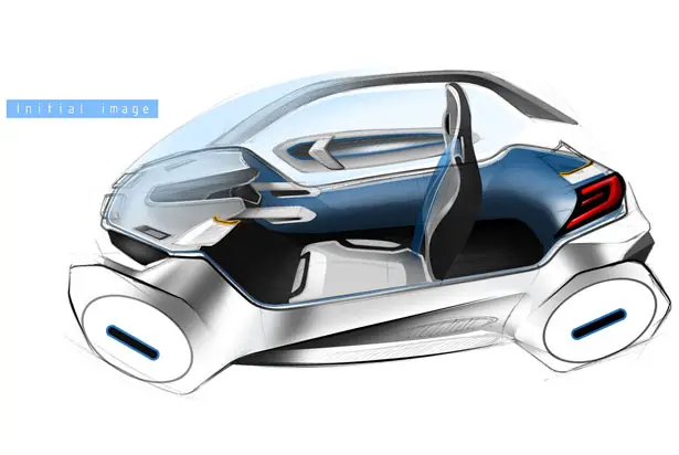 BMW Honey Comb Concept Car by Irfendy Mohamad and Qiudi Yang