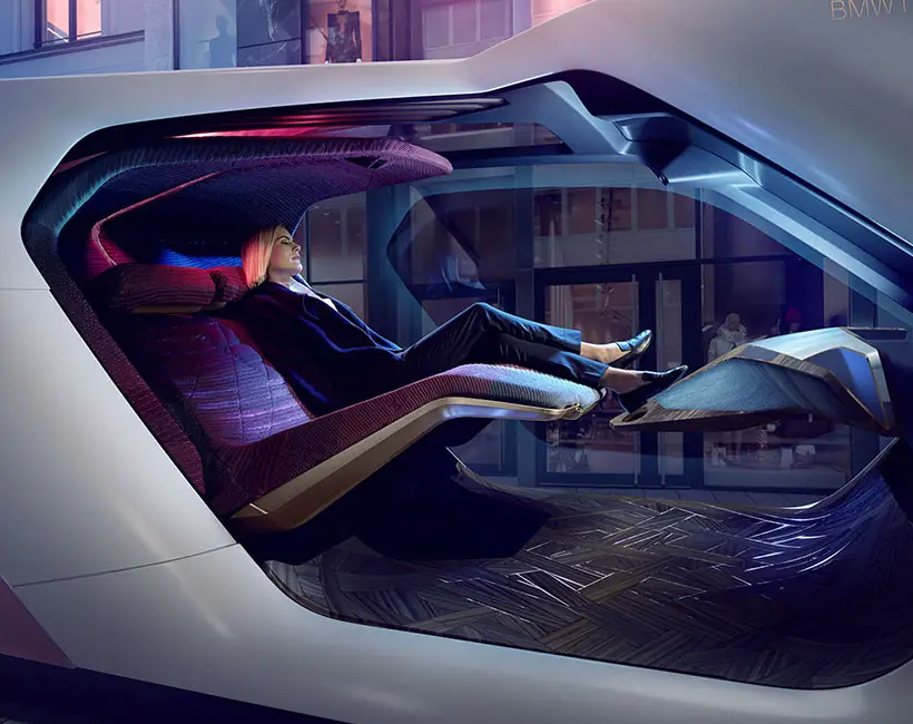 Futuristic BMW i-Interaction EASE Concept Car - The Future of Autonomous Urban Mobility