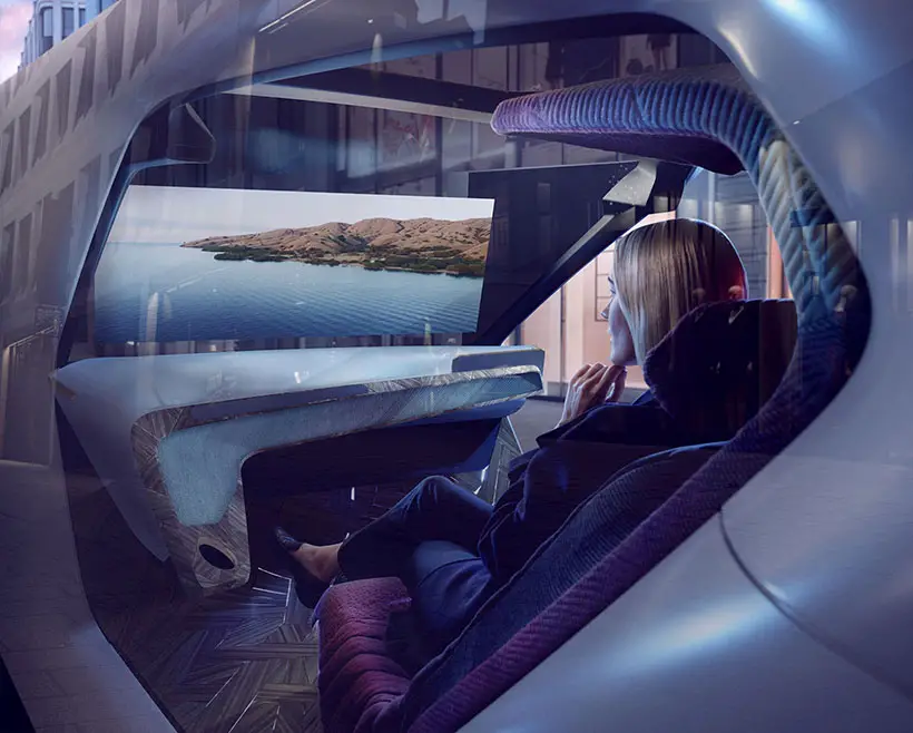 Futuristic BMW i-Interaction EASE Concept Car - The Future of Autonomous Urban Mobility