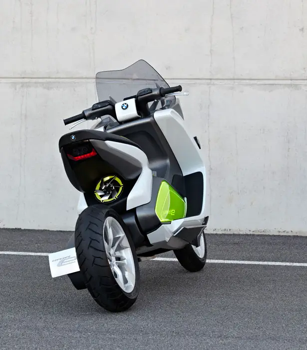 BMW Motorrad Concept E - BMW Electric Scooter