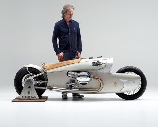 Dirk Oehlerking Presents the R 18 The Crown Custom Bike to Celebrate 100 years of BMW Motorrad