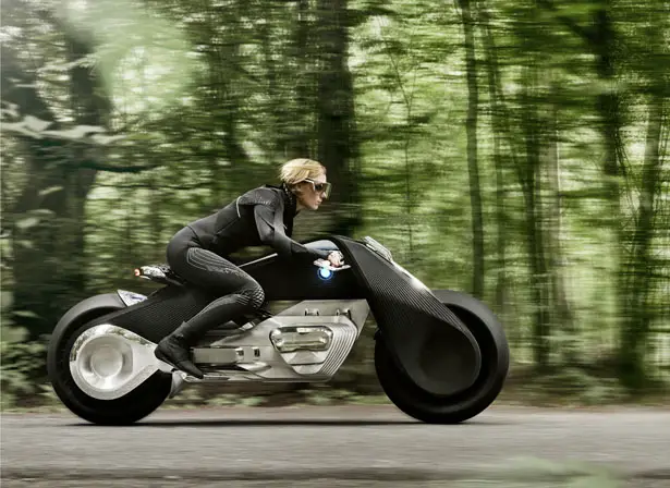 BMW Motorrad VISION NEXT 100 The Great Escape Futuristic Motorcycle