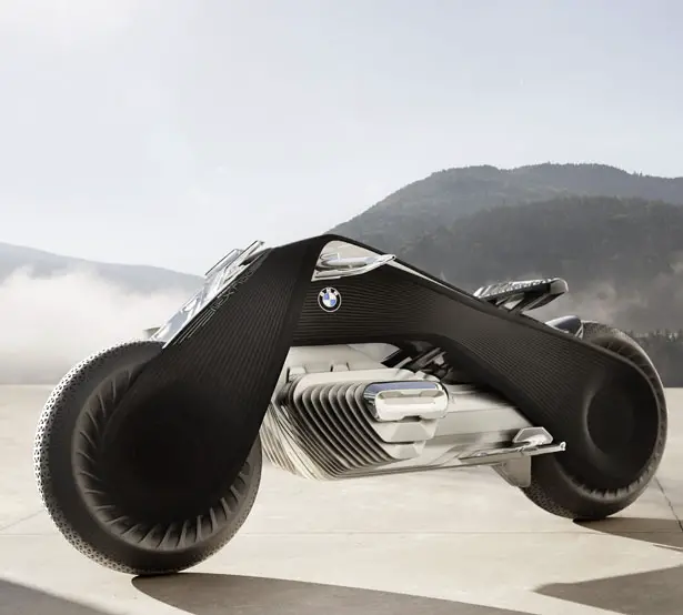 BMW Motorrad VISION NEXT 100 The Great Escape Futuristic Motorcycle