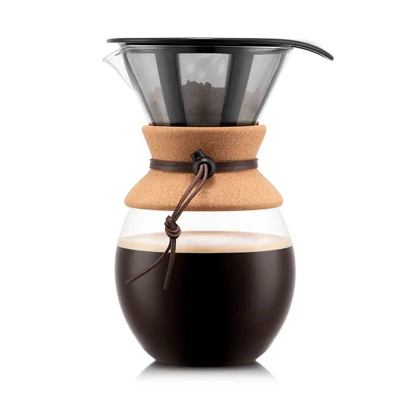 Beautiful Bodum Pour Over Coffee Maker with Permanent Filter