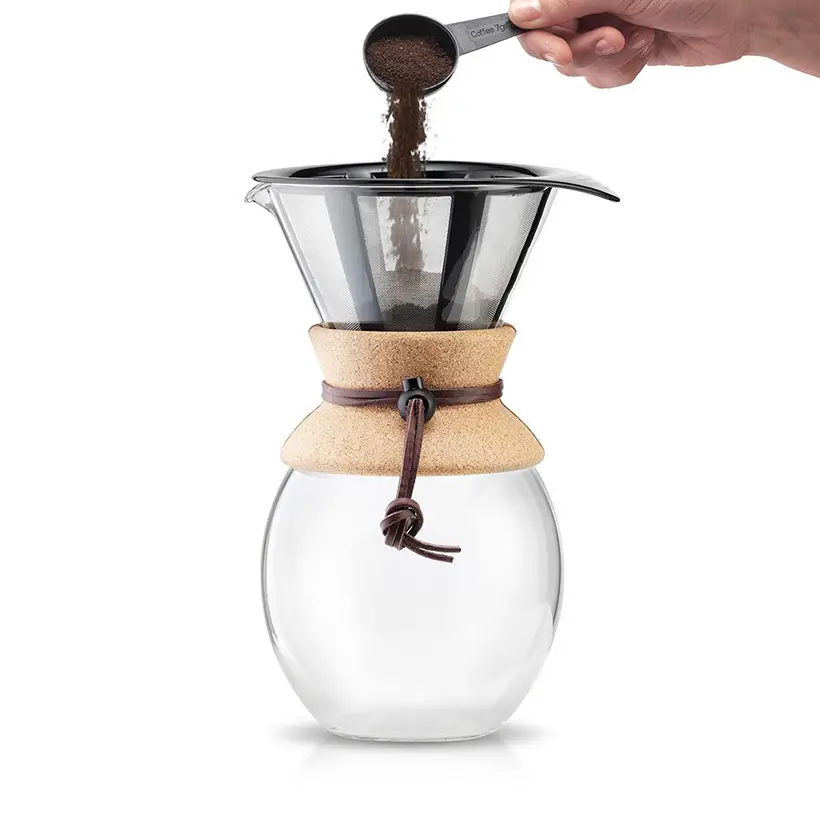 Beautiful Bodum Pour Over Coffee Maker with Permanent Filter