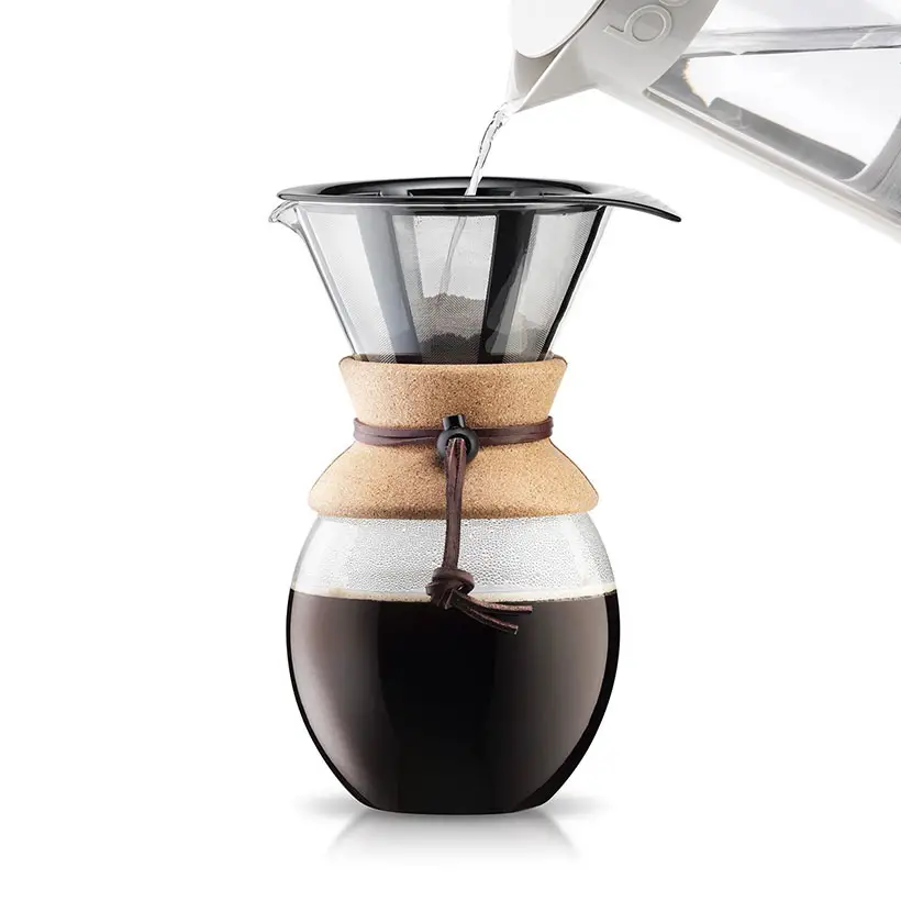 Beautiful Bodum Pour Over Coffee Maker with Permanent Filter