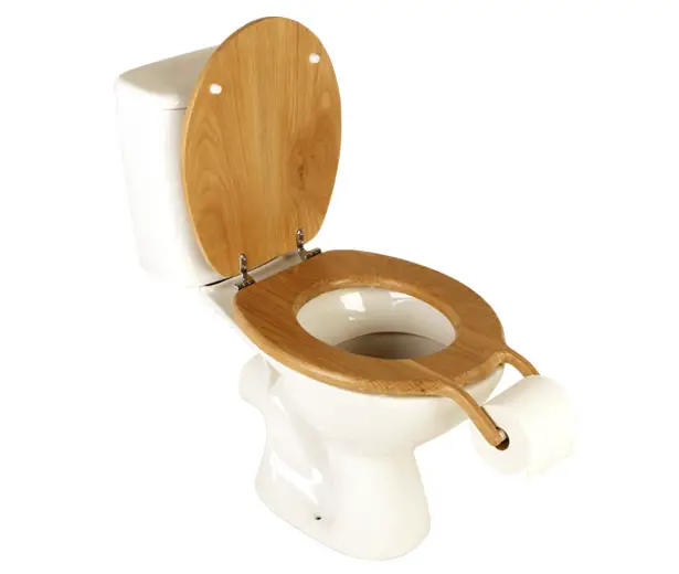 Bog Standard Toilet Seat Roll Holder by Henry Franks