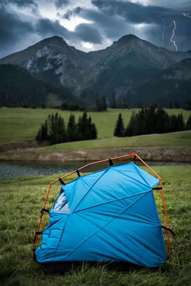 Bolt Tent - Mobile Lightning Protective Shelter by Kama Jania