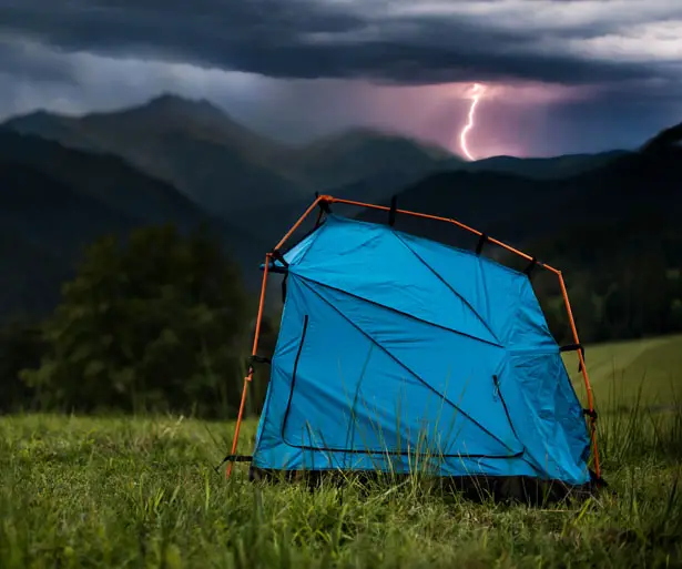Bolt Tent - Mobile Lightning Protective Shelter by Kama Jania