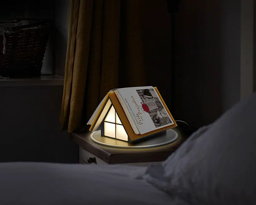 BOOF (Book On The Roof) Night Lamp by Eunae Ko and Janchi