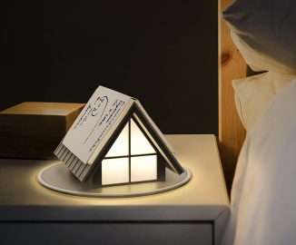 BOOF (Book On The Roof) Night Lamp Doubles As a Book Stand