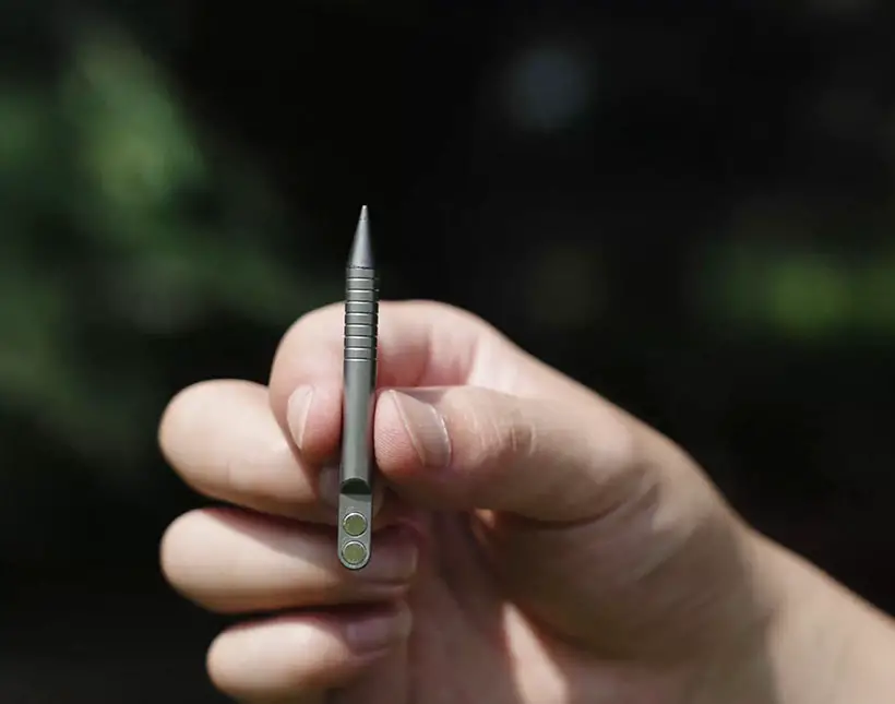 The BookBond Pen - Titanium Multitool Bookmark and a Pen in One