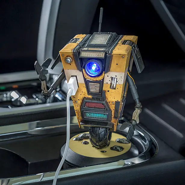 Borderlands Claptrap Talking Car Charger