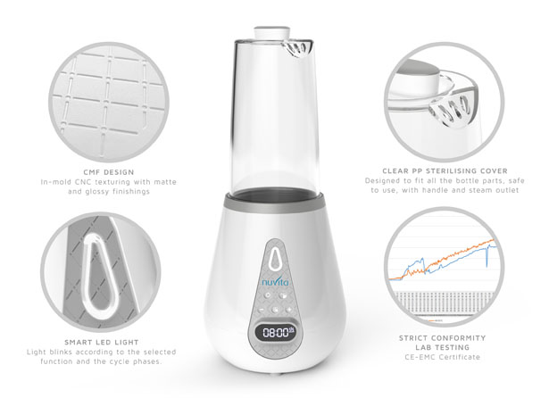 Bottle Warm Concept Proposal for Nuvita Baby by Marco Schembri