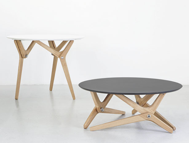 Boulon Blanc Transformable Table