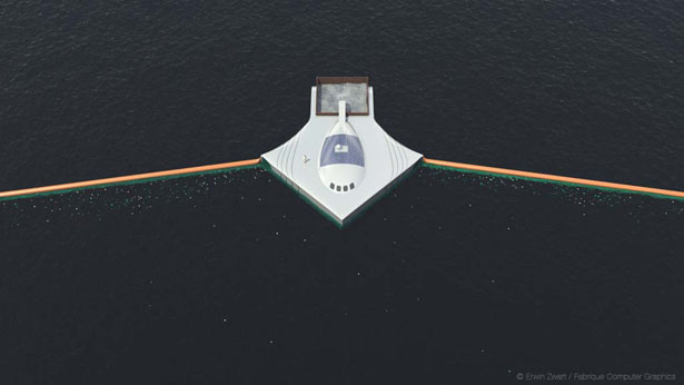 The Ocean Cleanup Platform by Boyan Slat