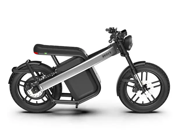 BREKR Model B Electric, Smart Motorcycle