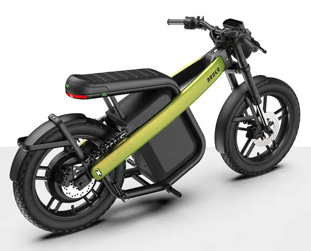 BREKR Model B Electric, Smart Motorcycle