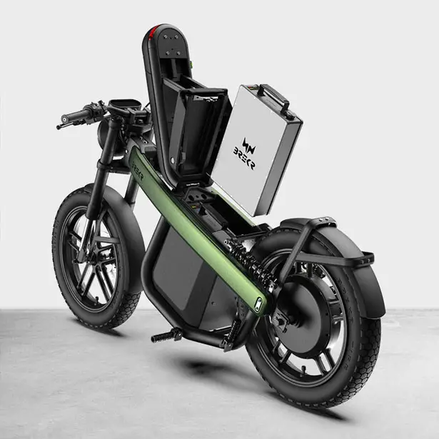 BREKR Model B Electric, Smart Motorcycle