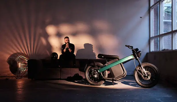 BREKR Model B Electric, Smart Motorcycle