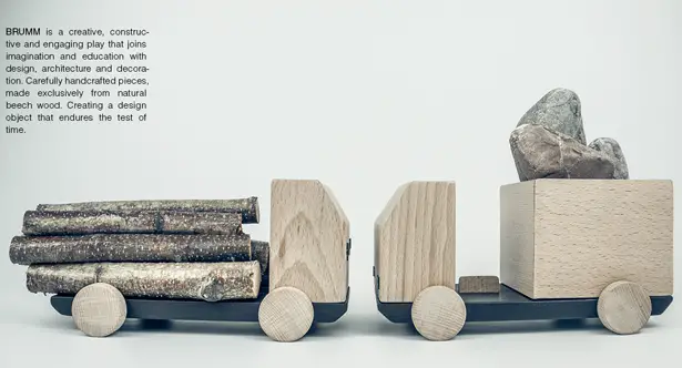 BRUMM Wooden Car Toy by Unai Rollan