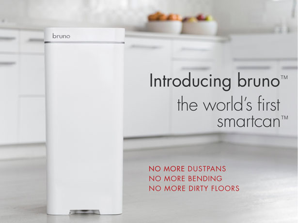 Bruno - Smart Trashcan and Vacuum in One by Poubelle LLC