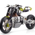 Futuristic BST HyperTEK Electric Motorcycle