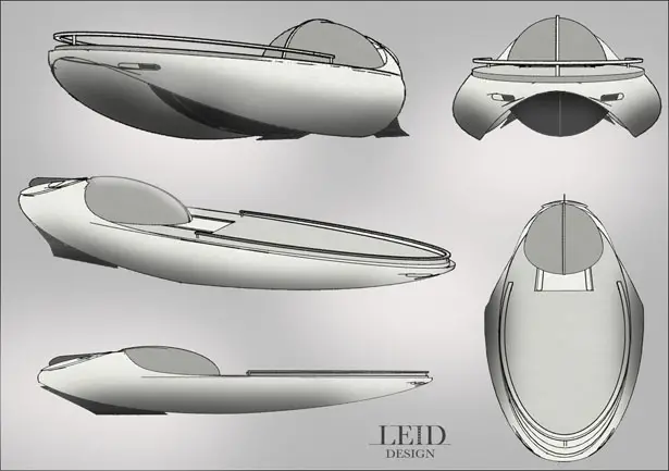 Bugatti Atlantean Racing Yacht by Fraser Leid