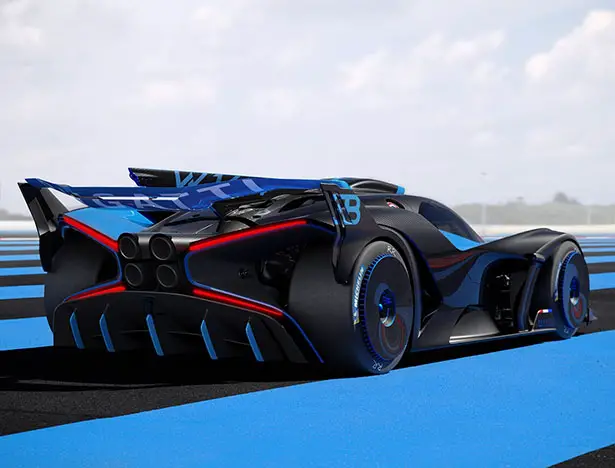 the BUGATTI Bolide - Radically Light Race Car