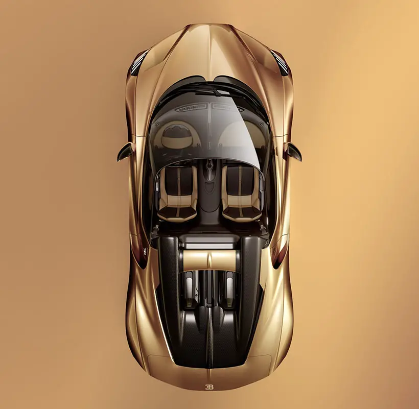 Bugatti Mistral Gold Car