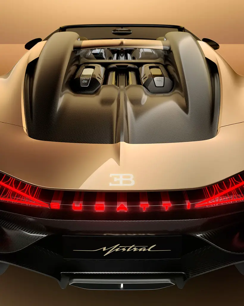 Bugatti Mistral Gold Car