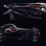 Futuristic Bugatti NEXT-57 Concept Car by Wang Cong