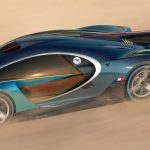 Bugatti Concept Proposal : Bugatti Inspired Futuristic Racing Car by Adrian Biggins