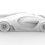 Bugatti Concept Proposal : Bugatti Inspired Futuristic Racing Car by Adrian Biggins