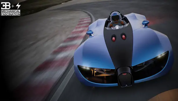 Bugatti Type Zero Concept by Devauze Marc, Anton Lawrence Victor, Emeric Baubant, Yaniss Tebaibi, and Geoffrey Texier