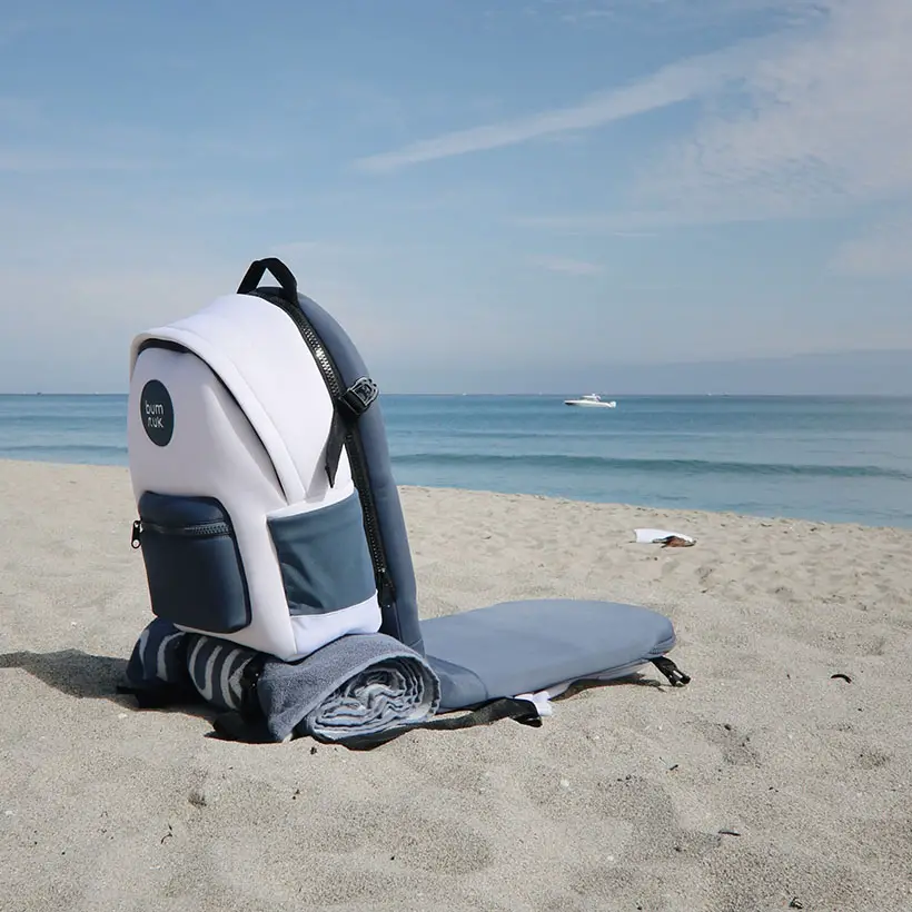 Bum Ruk - Backpack with Recliner for Beach Bums