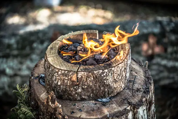 Burnie All Wood Self-Burning Grill