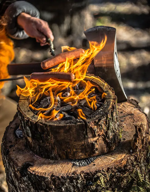 Burnie All Wood Self-Burning Grill