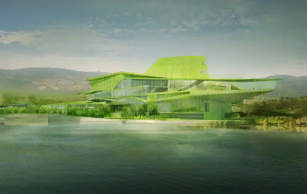 Busan Camellian Opera House by Matteo Cainer Archtiects