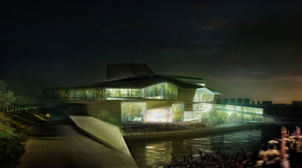 Busan Camellian Opera House by Matteo Cainer Archtiects