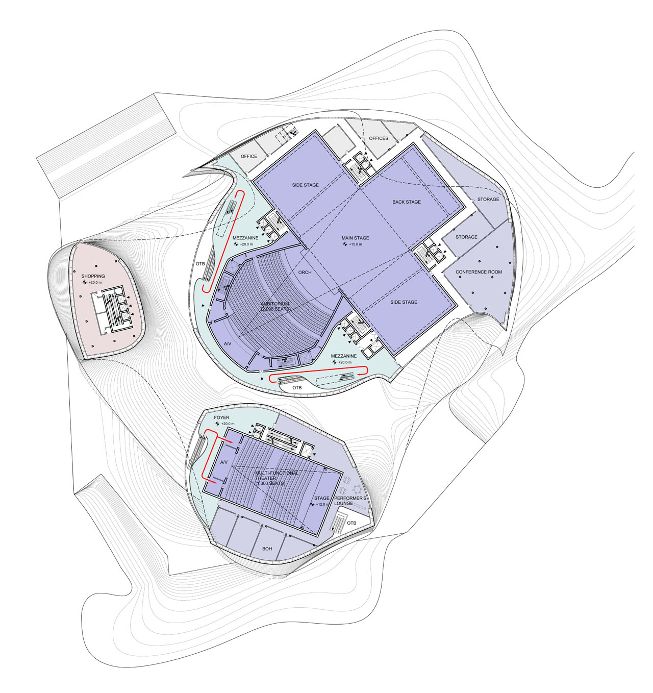 Busan Opera House Design Proposal by EMERGENT Architecture