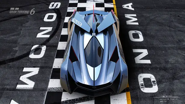 Cadillac LMP-09 Vision Gran Turismo Concept Car by Arthur B. Nustas
