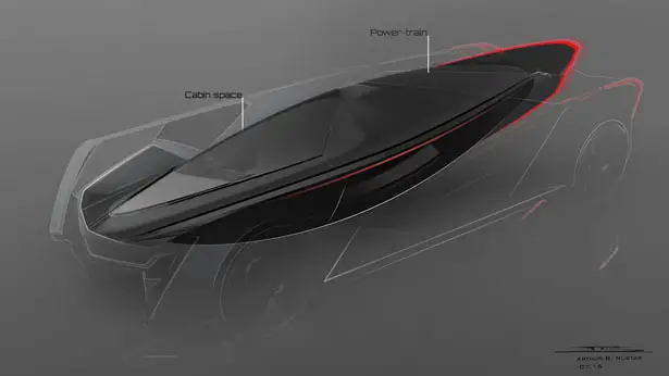Cadillac LMP-09 Vision Gran Turismo Concept Car by Arthur B. Nustas
