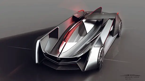 Cadillac LMP-09 Vision Gran Turismo Concept Car by Arthur B. Nustas